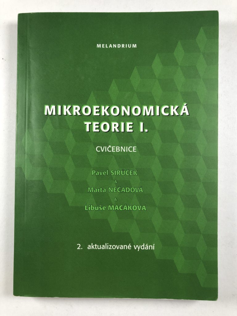 Levně Mikroekonomická teorie I. - cvičebnice Měkká (2004)