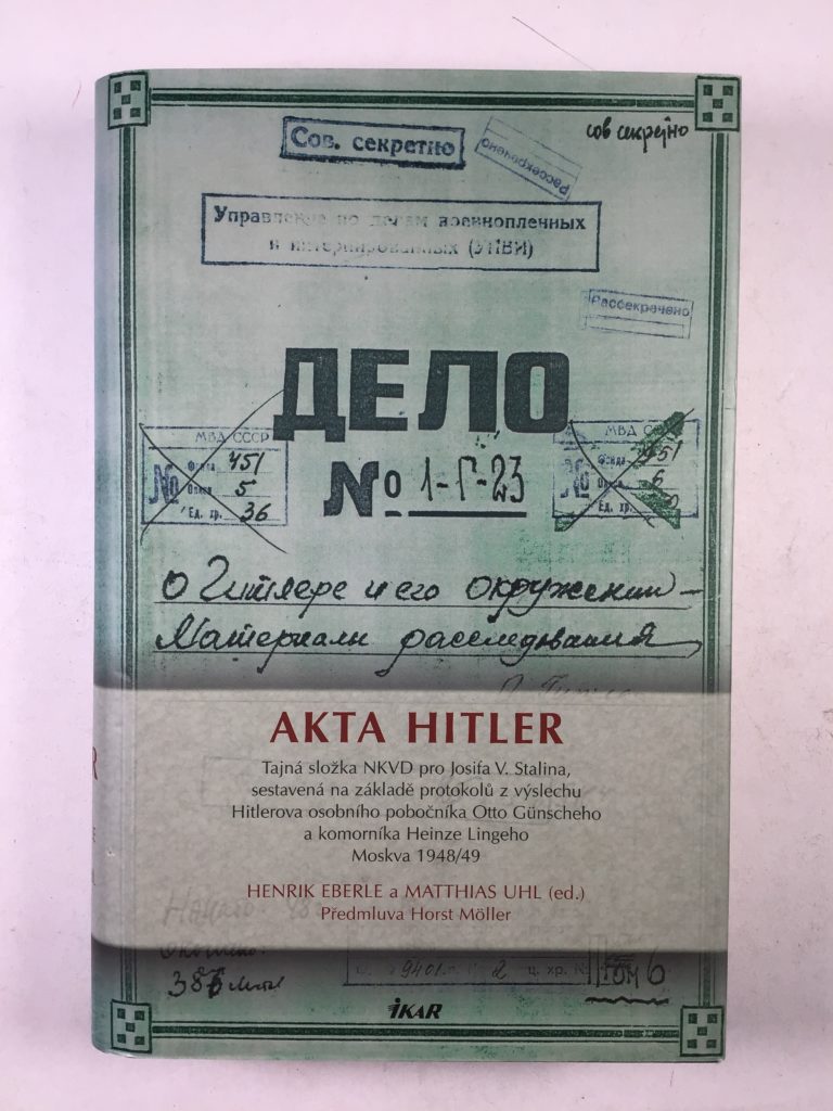 Levně Akta Hitler