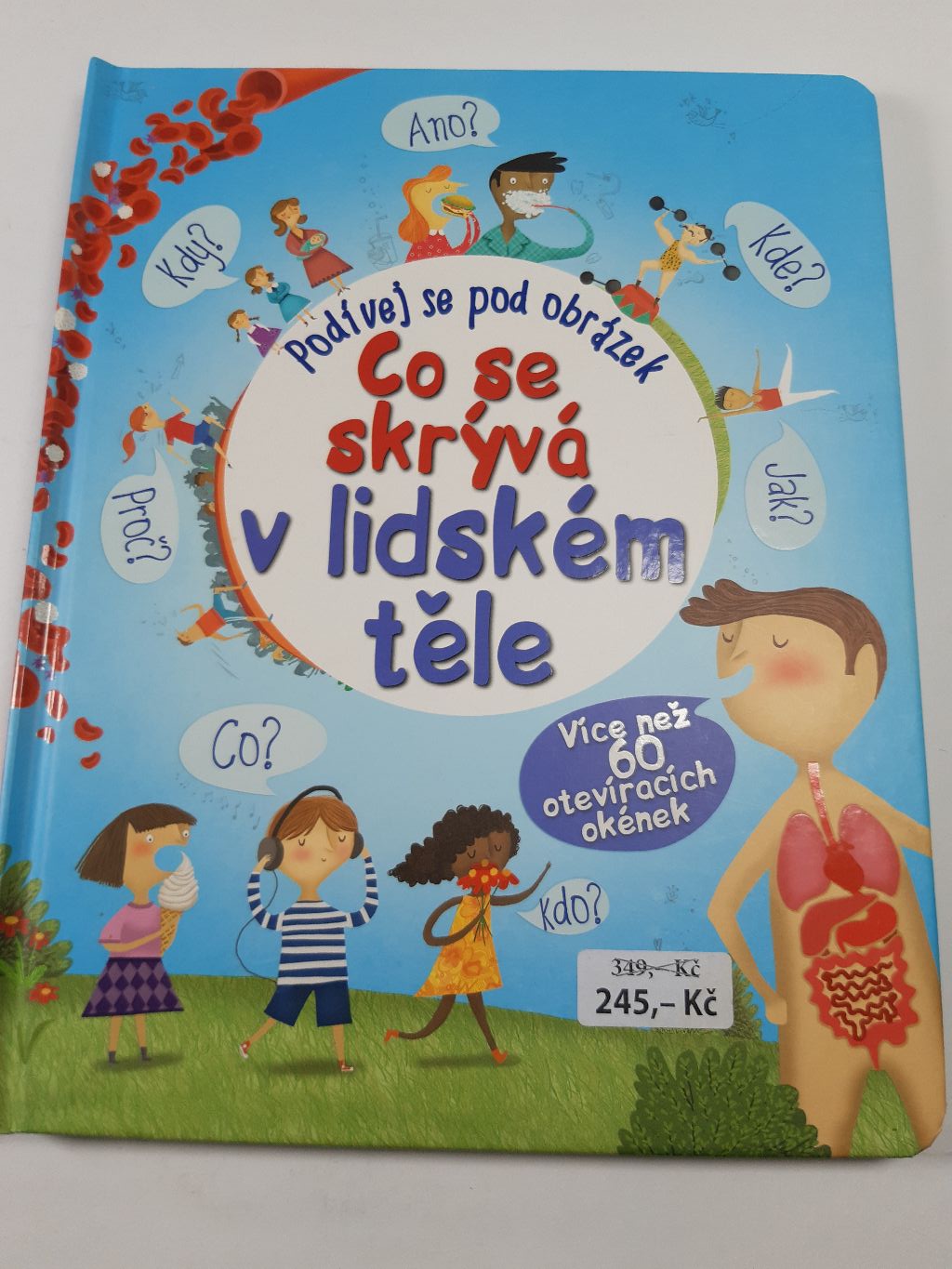 Levně Co se skrývá v lidském těle - podívej se pod obrázek