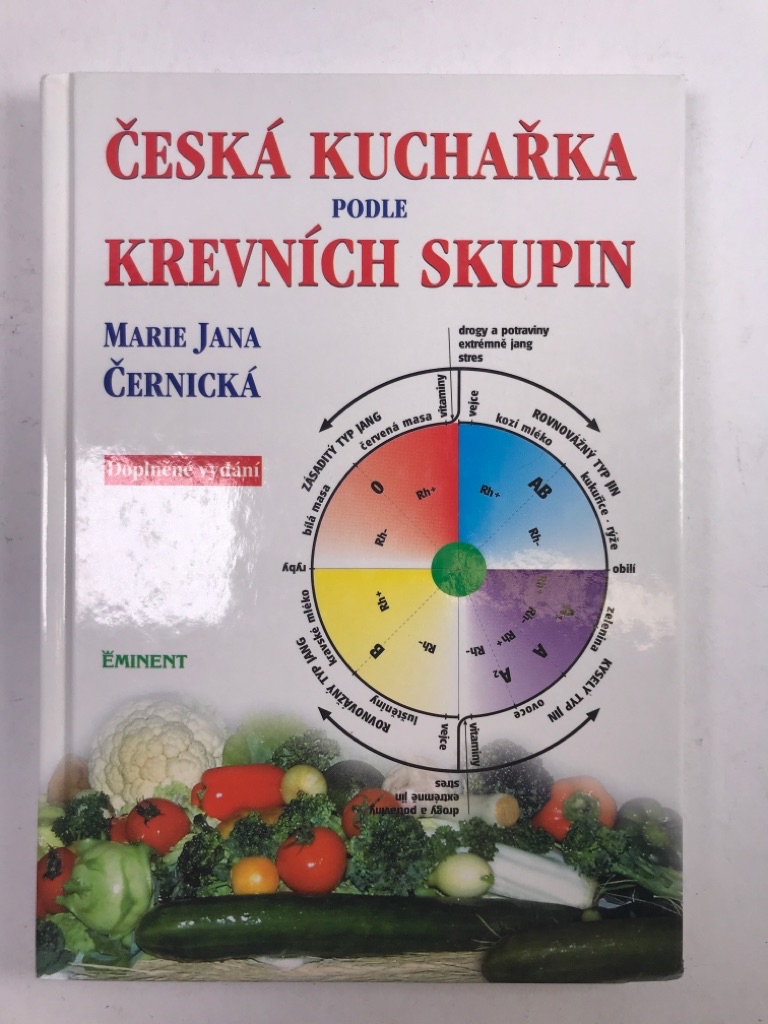Levně Česká kuchařka podle krevních skupin Pevná (2003)