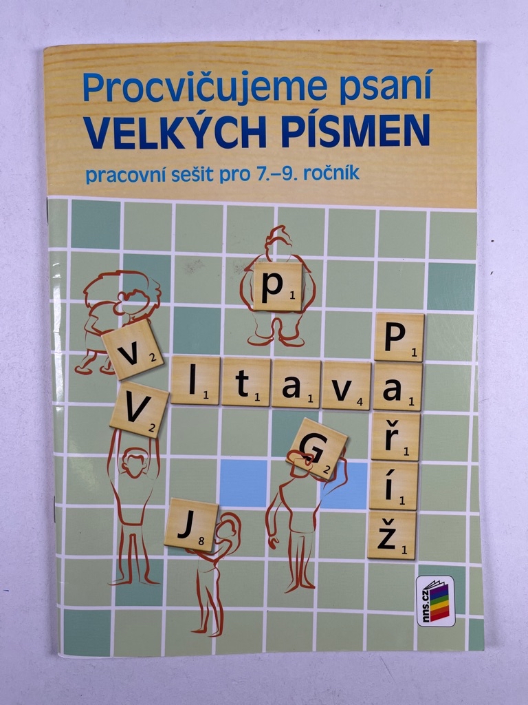Procvičujeme psaní velkých písmen - pracovní sešit pro 7. - 9. ročník