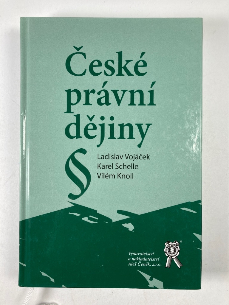 Levně České právní dějiny Měkká (2008)
