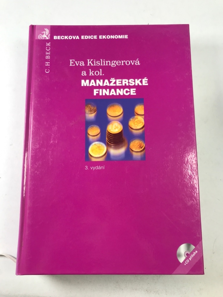 Manažerské finance 3. vydání
