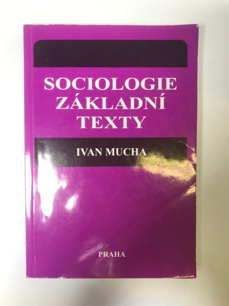 Levně Sociologie - Základní texty 2. rozšířené vydání