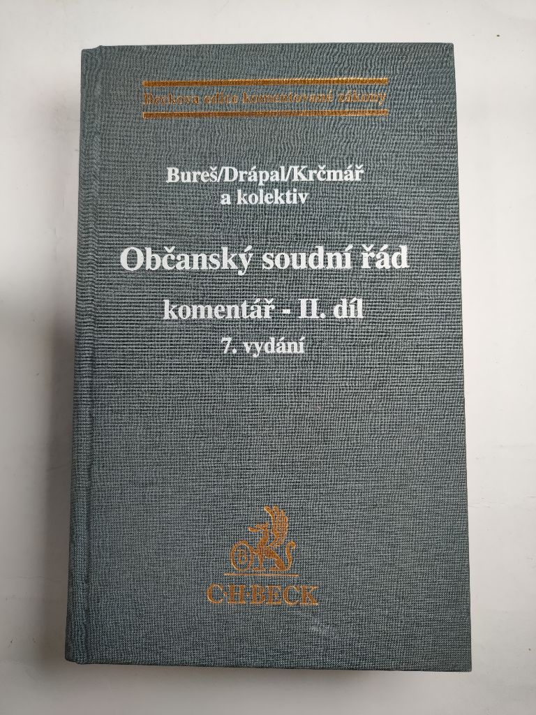 Levně Občanský soudní řád komentář II. díl