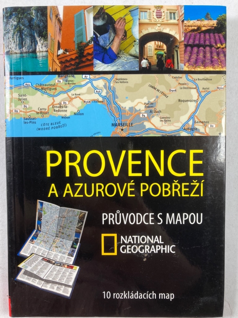 Provence a Azurové pobřeží, průvodce s mapou