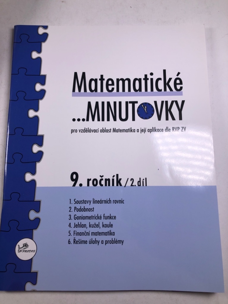 Levně Matematické minutovky pro 9. ročník / 2. díl