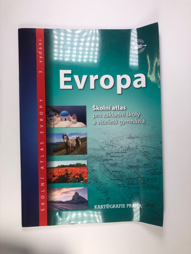 Levně Evropa - Školní atlas pro základní školy a víceletá gymnázia Pevná (2017)