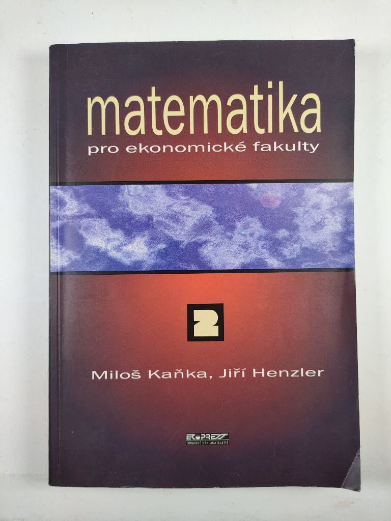 Levně Matematika pro ekonomické fakulty (2)