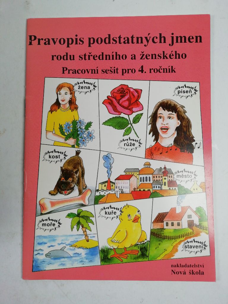 Pravopis podstatných jmen rodu středního a ženského Měkká 1