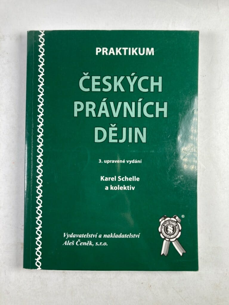 Levně Praktikum českých právních dějin 3. vydání