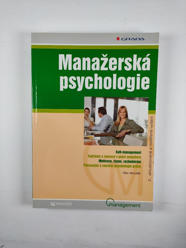 Levně Manažerská psychologie Měkká (2007)