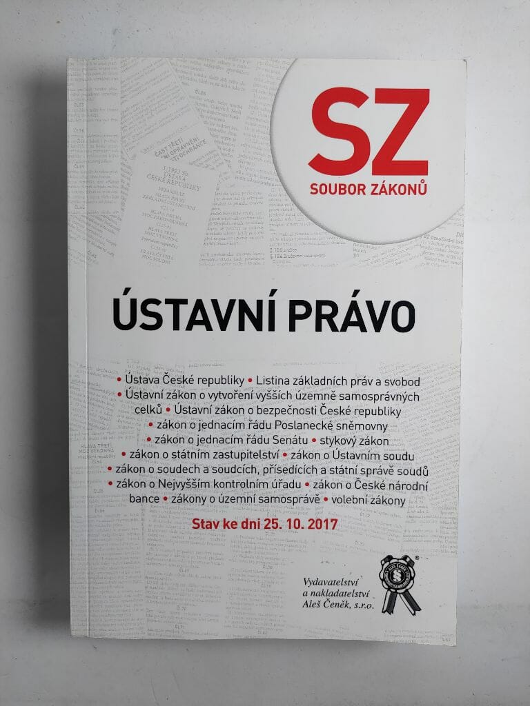Levně Soubor zákonů: Ústavní právo - stav ke dni 25.10.2017