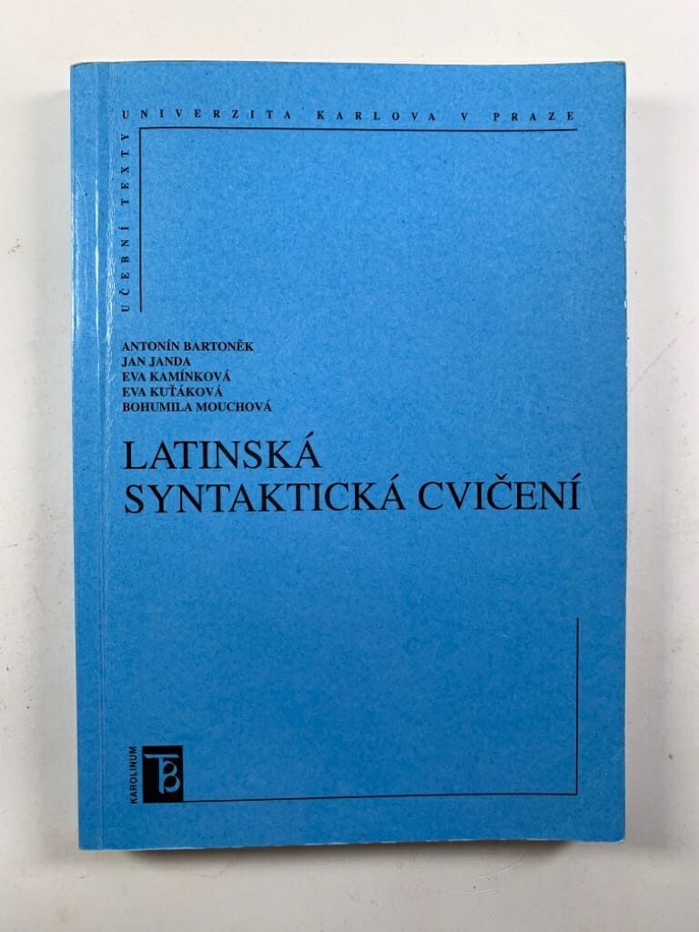Levně Latinská syntaktická cvičení