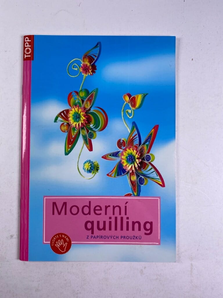 Levně Moderní quilling z papírových proužků