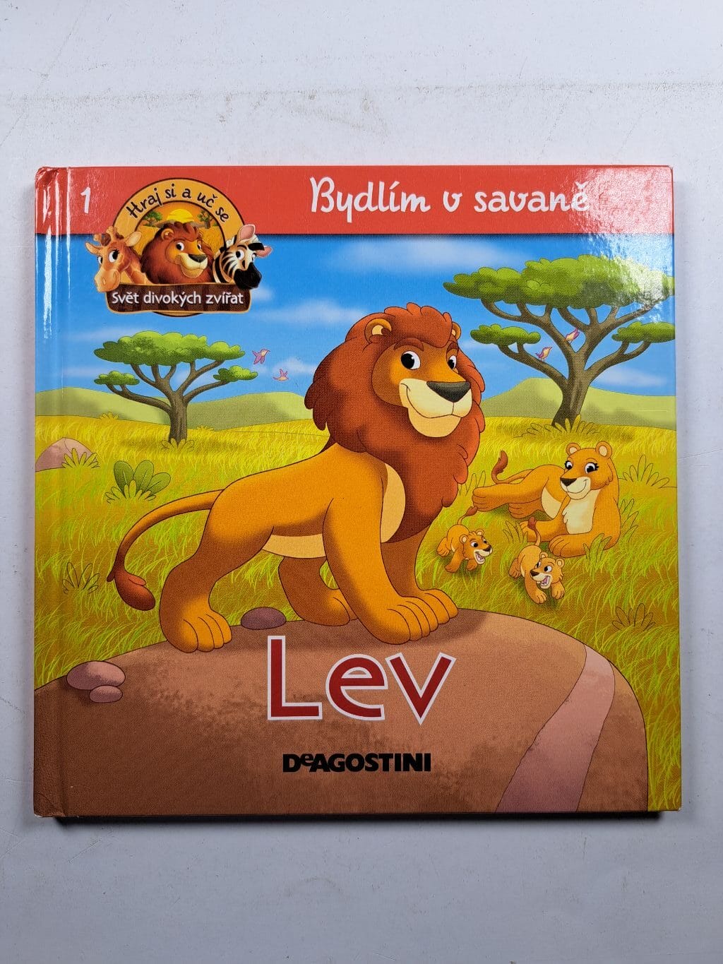 Levně Bydlím v savaně: Lev (1) Pevná (2019)