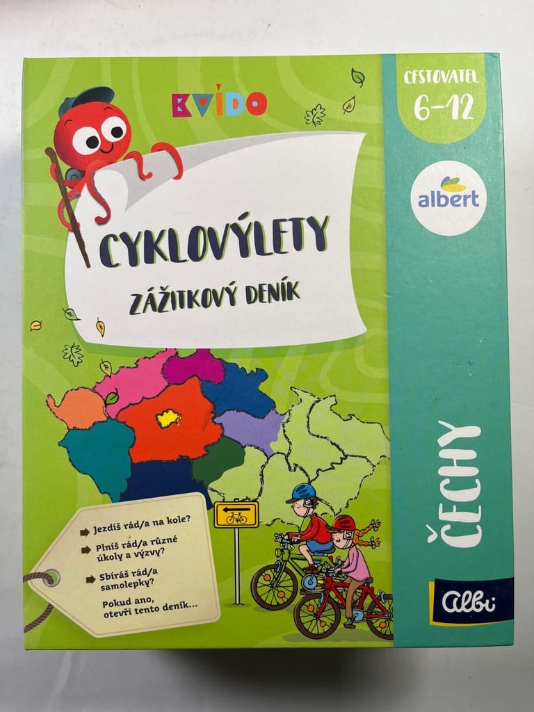 Levně Kvído Cestovatel - cyklovýlety zážitkový deník: Čechy
