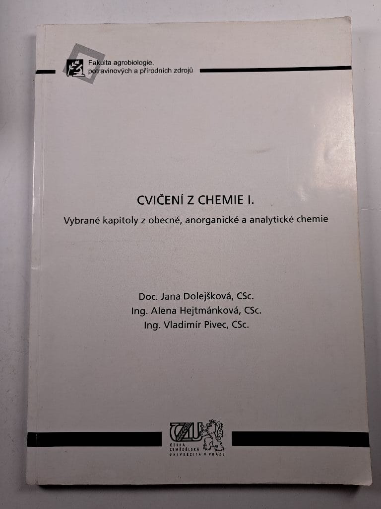 Levně Cvičení z chemie I.