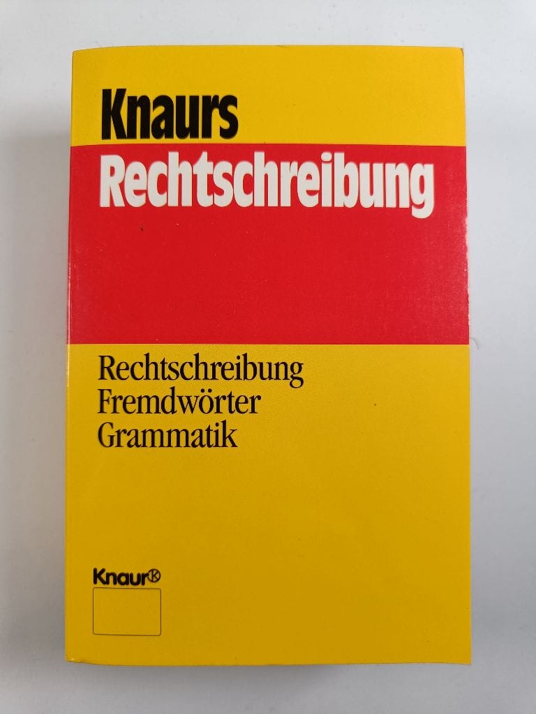 Levně Knaurs Rechtschreibung. Rechtschreibung, Fremdwörter, Grammatik.