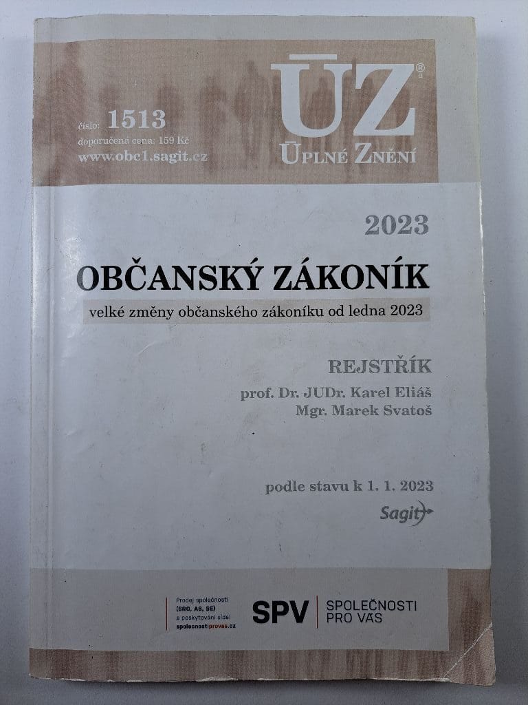 Levně Občanský zákoník 2023 : velké změny občanského zákoníku od ledna 2023