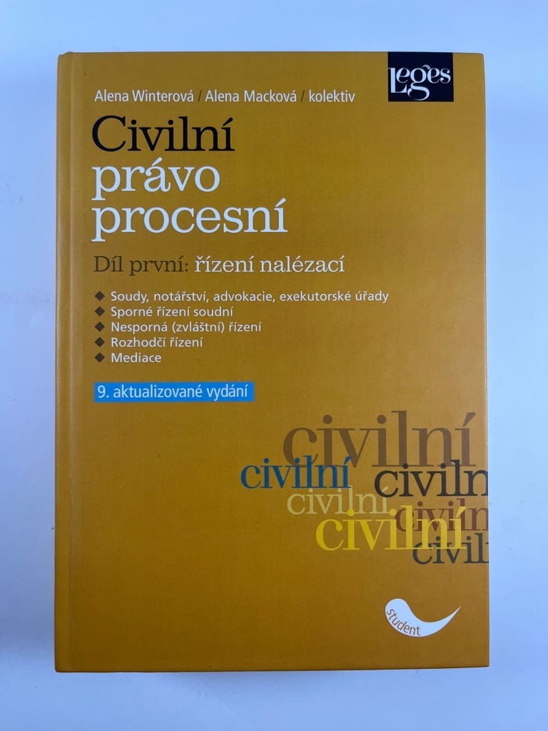 Levně Civilní právo procesní, díl první: Řízení nalézací Pevná (2018)