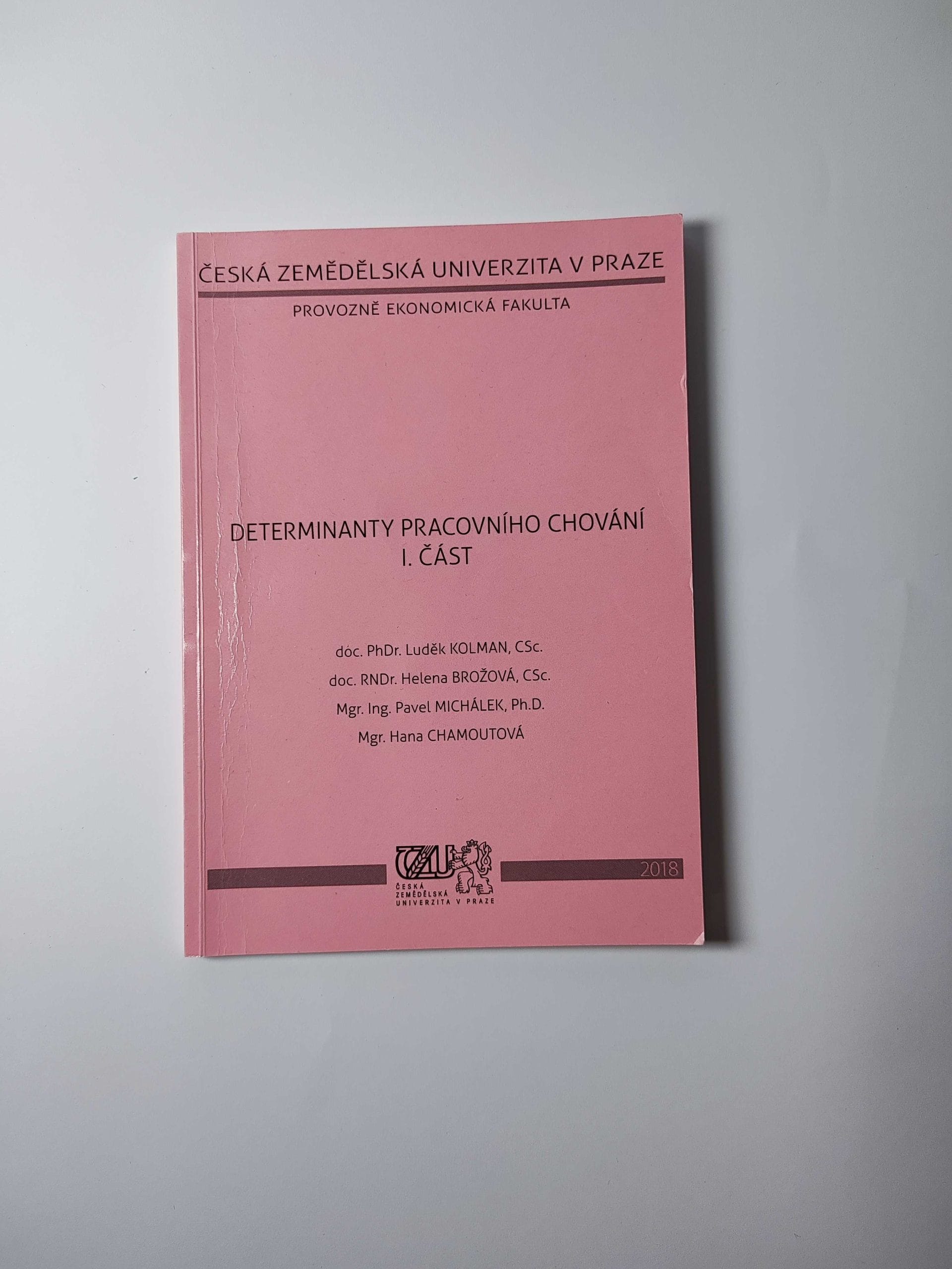 Levně Determinanty pracovního chování, I. část Měkká (2020)