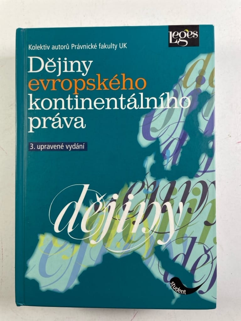Levně Dějiny evropského kontinentálního práva: vysokoškolská právnická učebnice