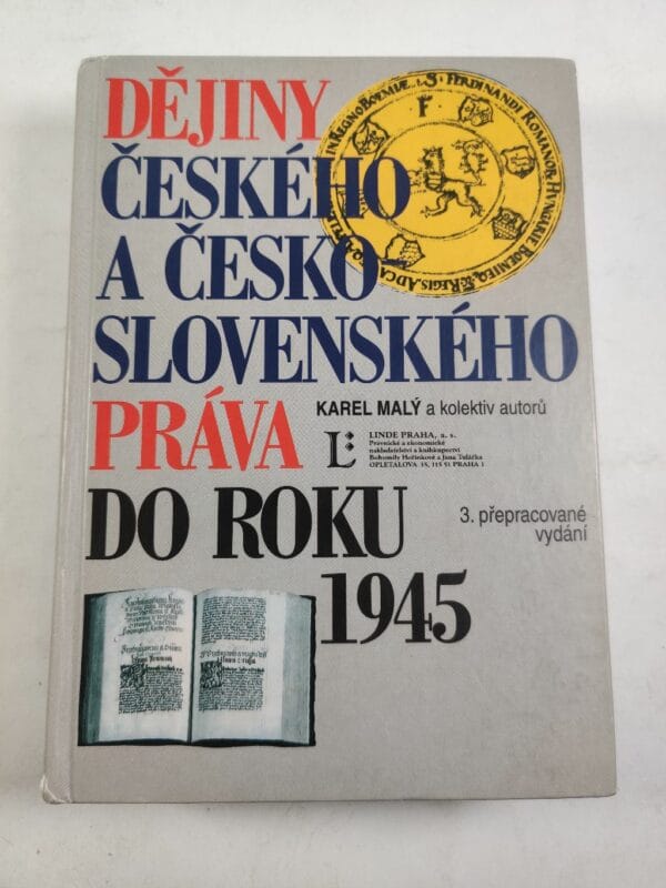 Levně Dějiny českého a československého práva do roku 1945 Pevná (2003)