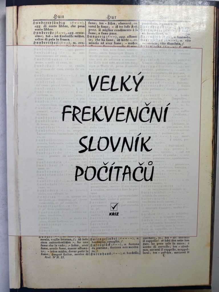 Levně Velký frekvenční slovník počítačů