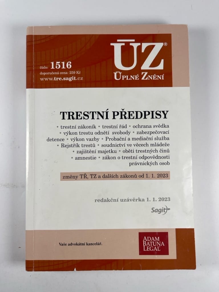 Levně Trestní předpisy Měkká 2023