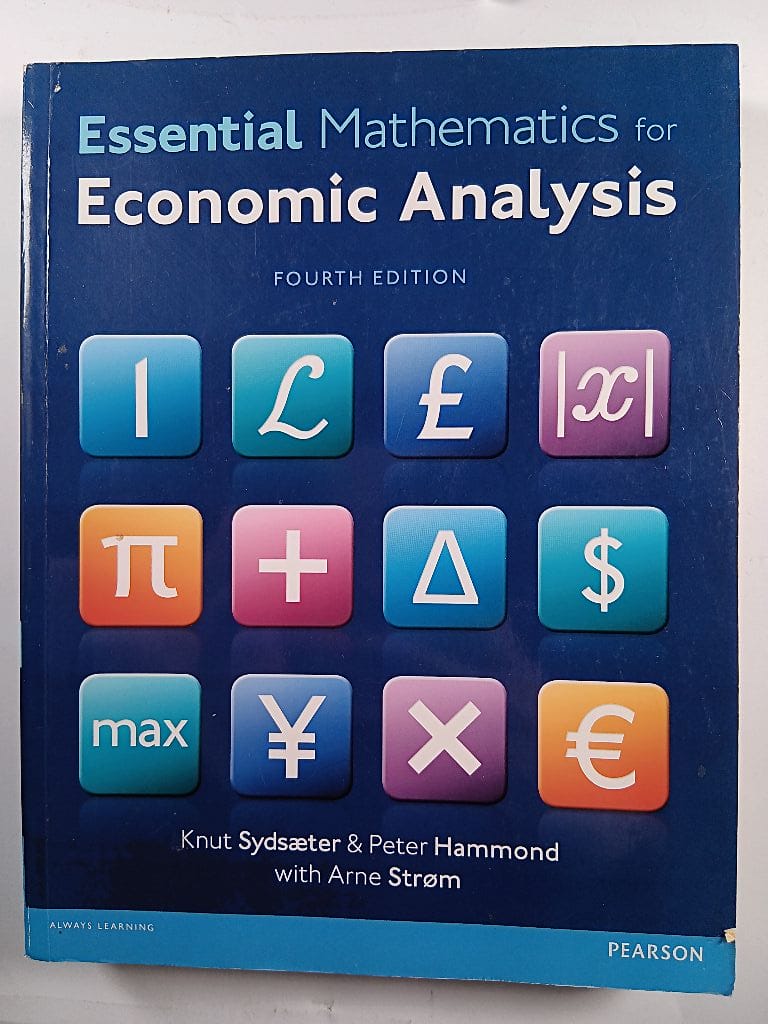 Levně Essential Mathematics for Economic Analysis