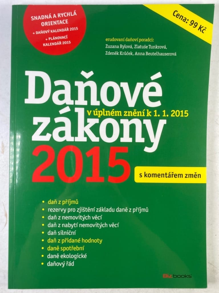 Levně Daňové zákony 2015: s komentářem změn