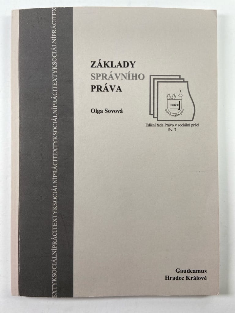 Levně Základy správního práva Měkká (šedá)