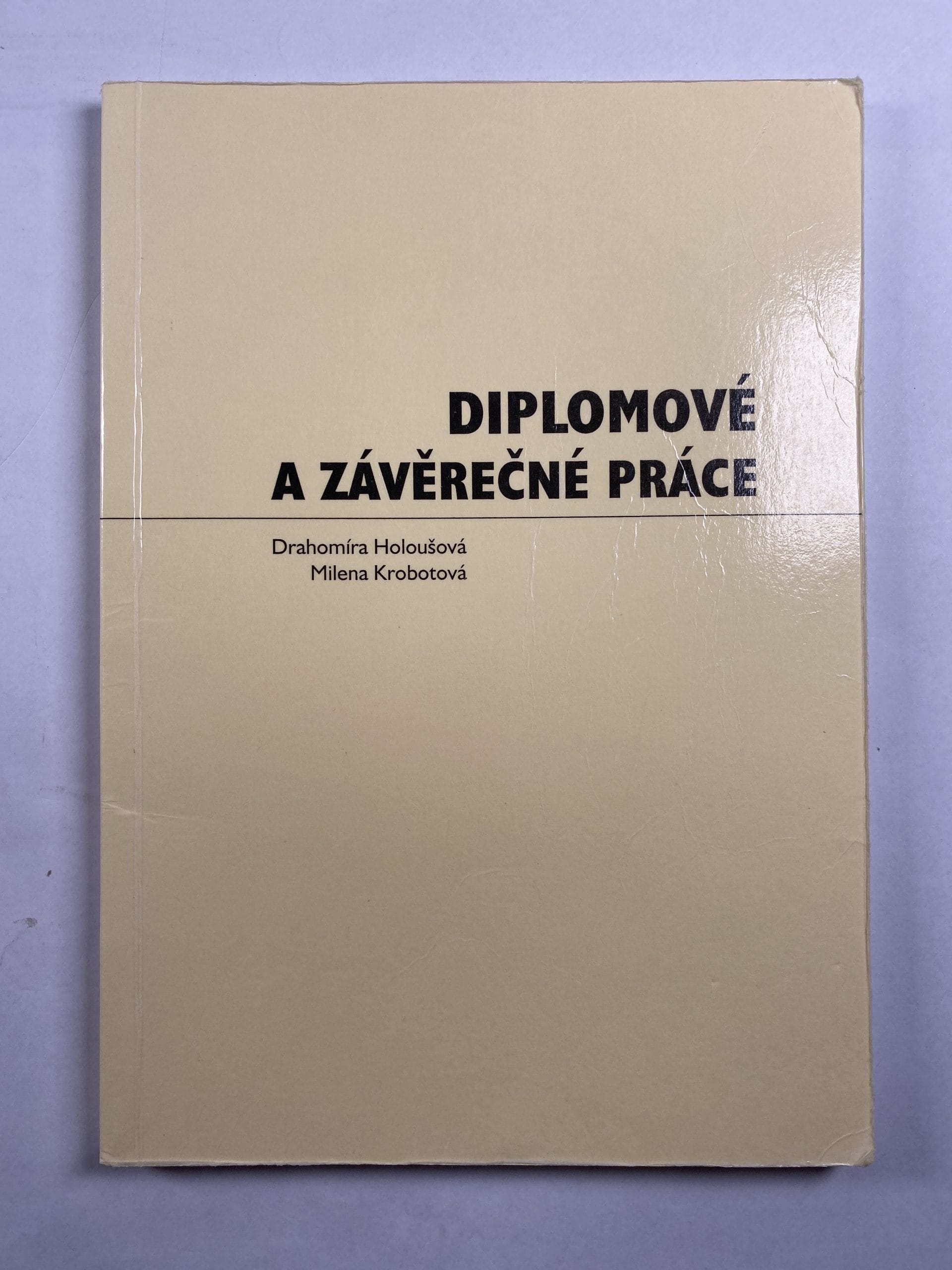 Levně Diplomové a závěrečné práce