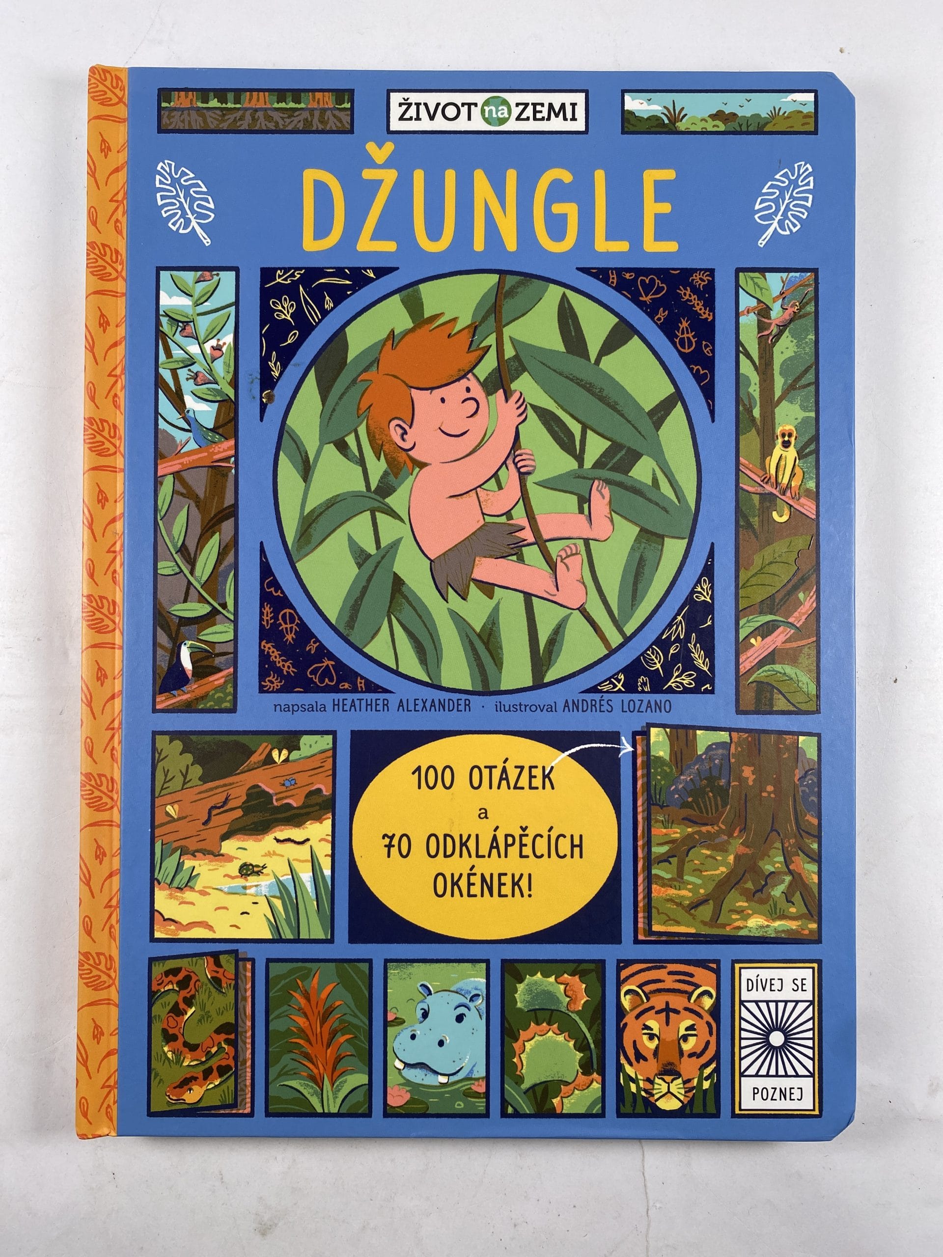 Levně Džungle: 100 otázek a 70 odklápěcích okének
