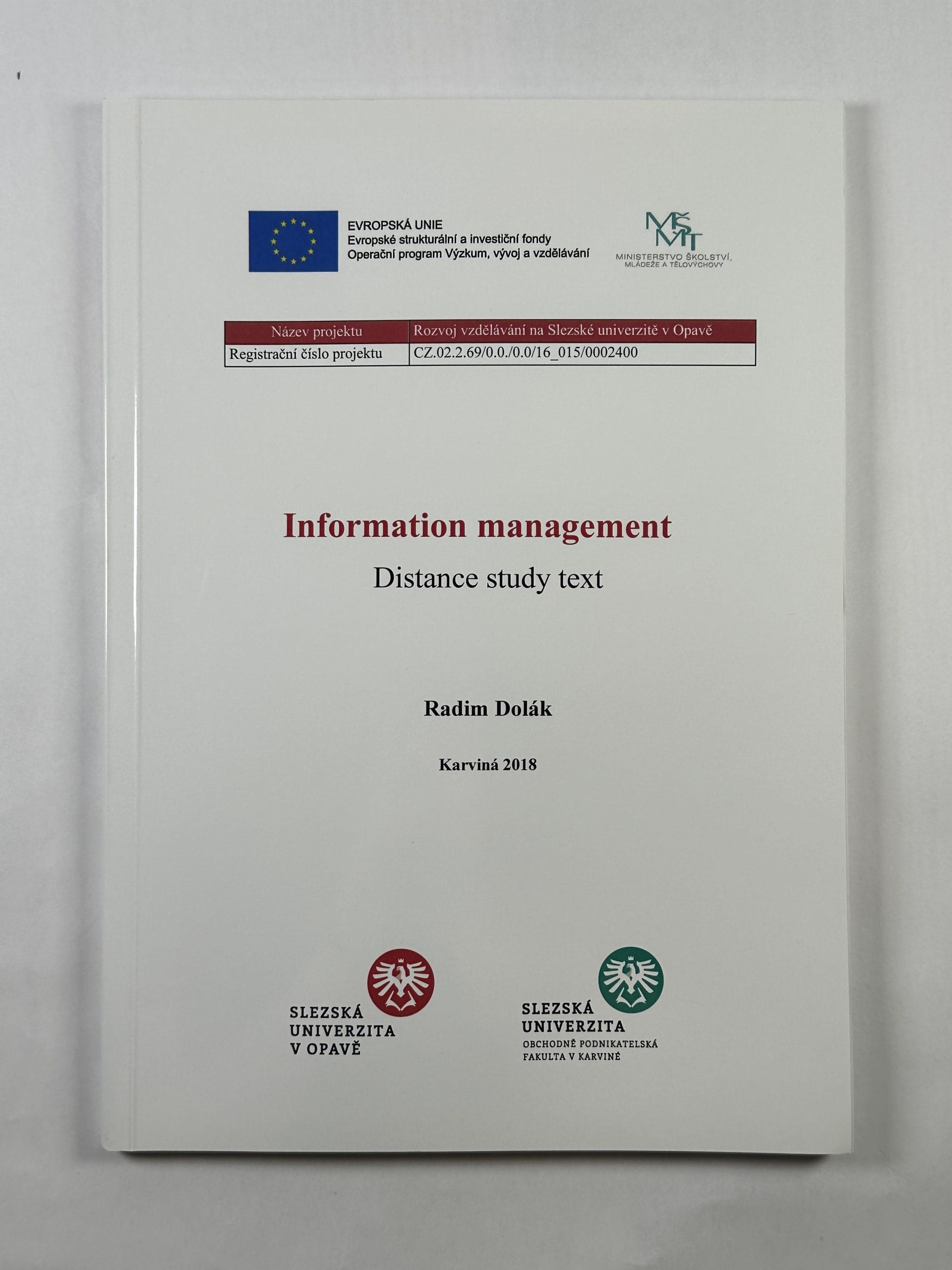 Levně Information management