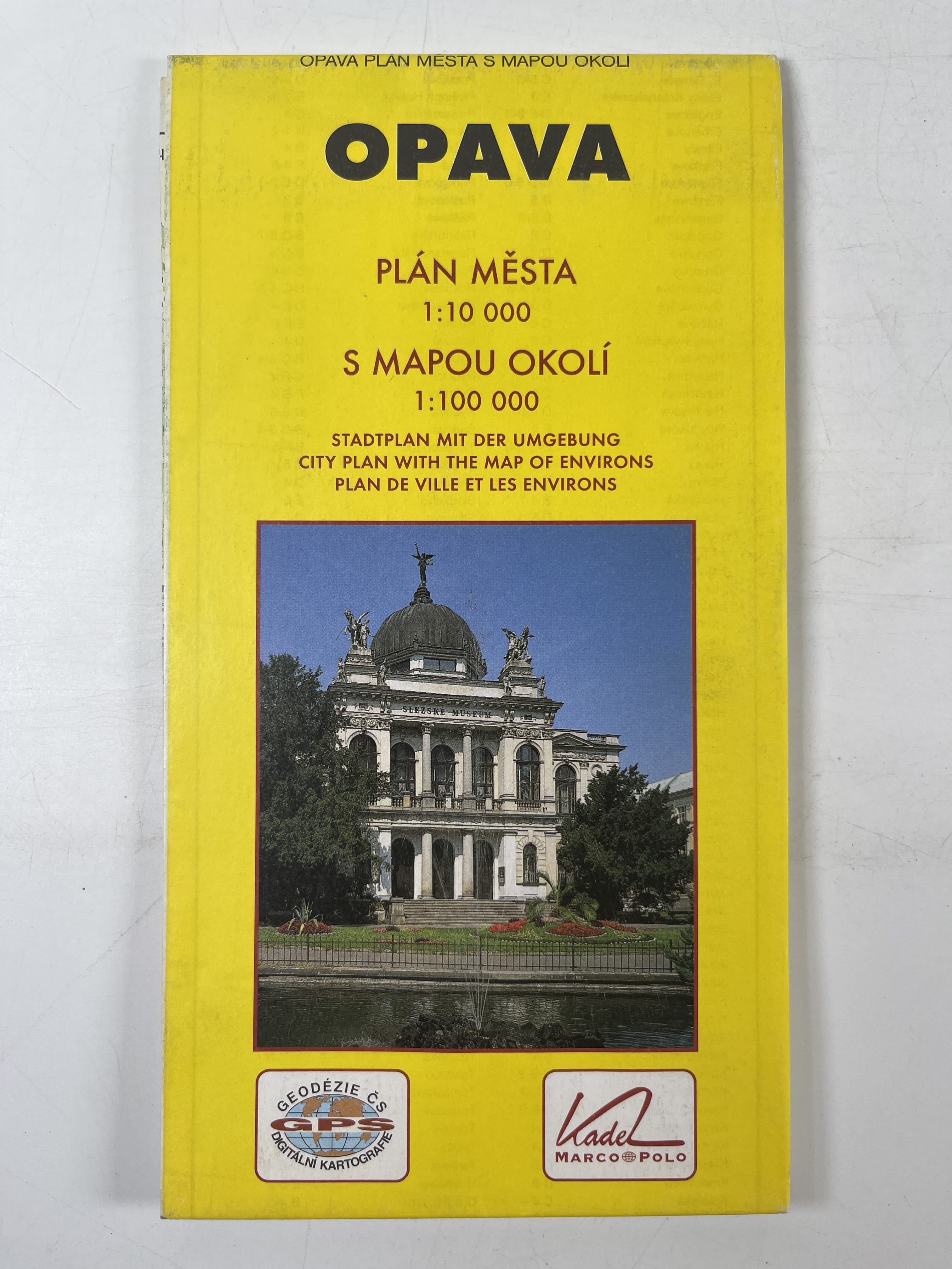 Levně Opava - plán města s mapou okolí