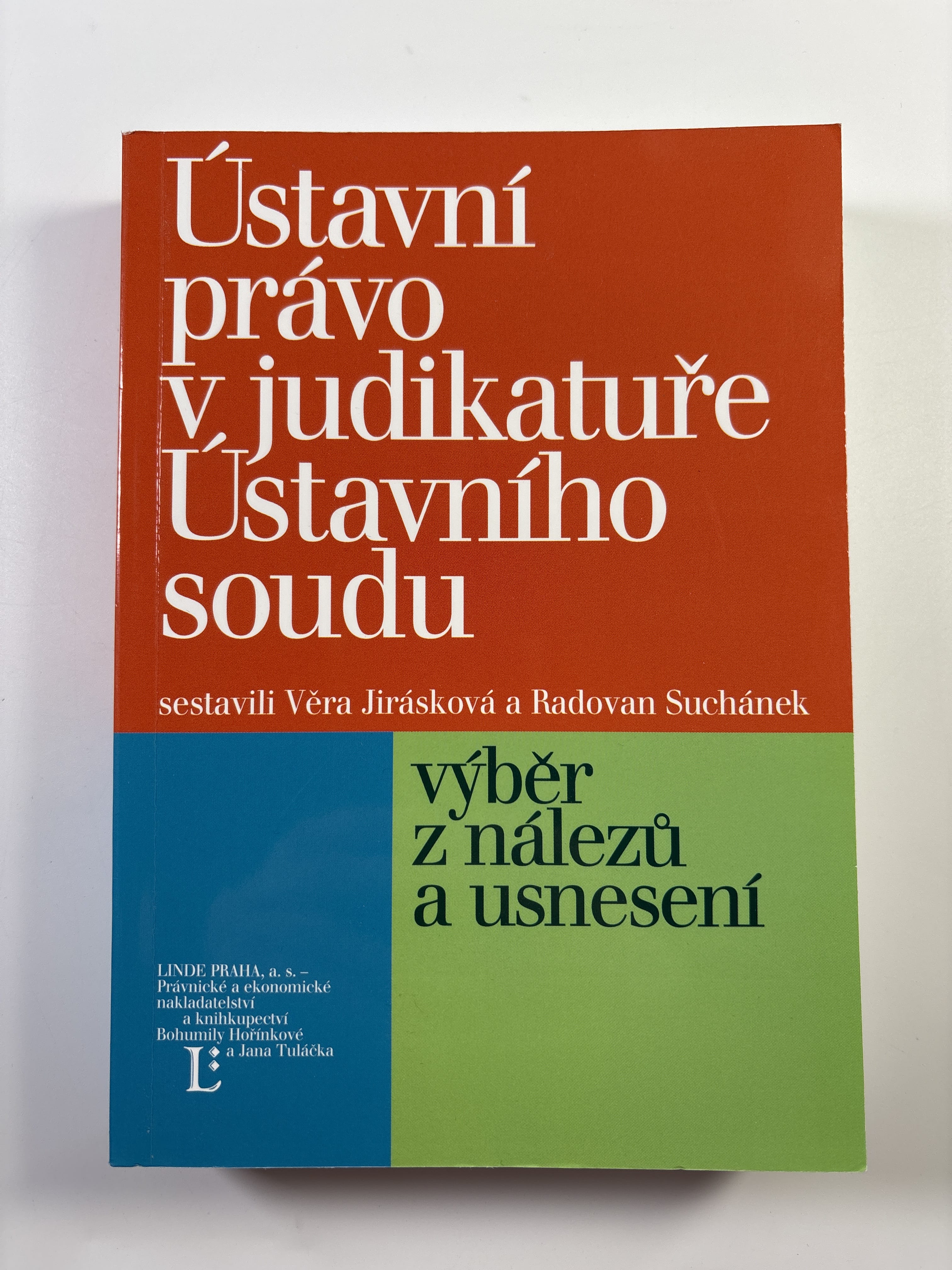 Levně Ústavní právo v judikatuře Ústavního soudu - Výběr z nálezů a usnesení