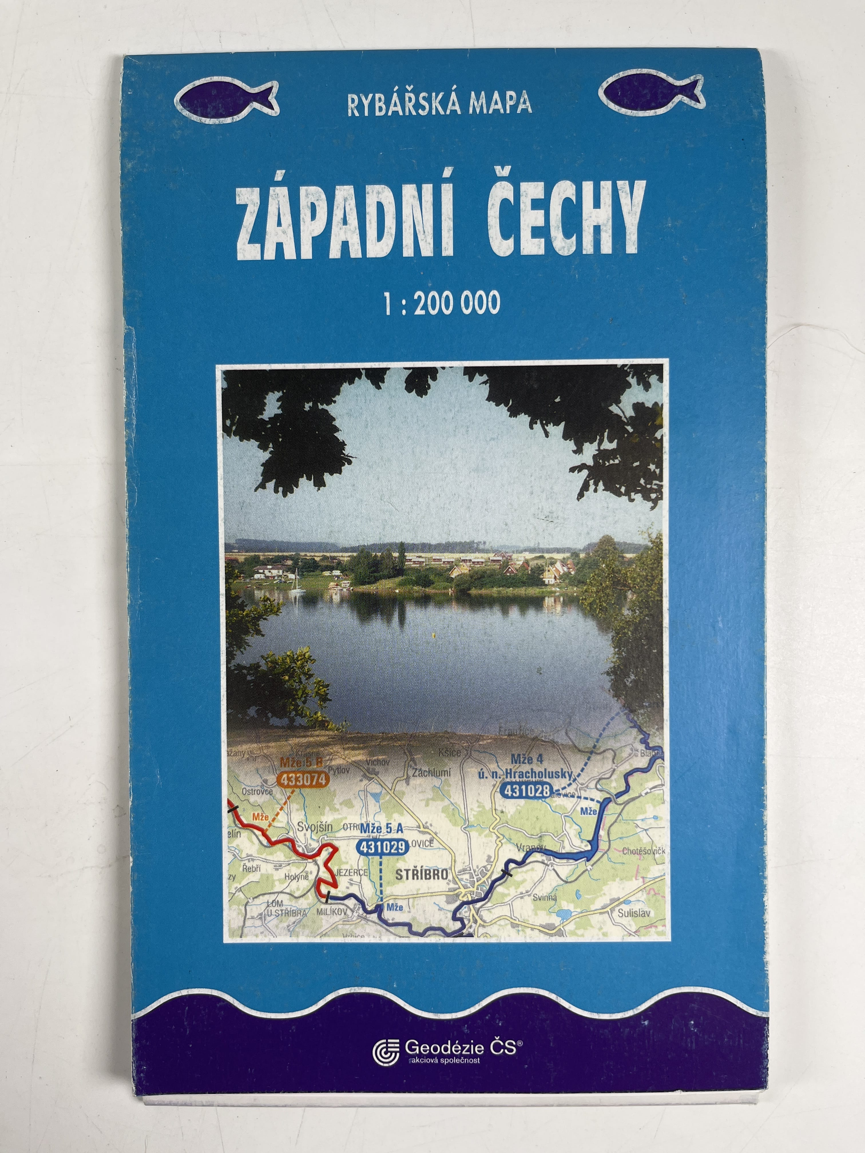 Levně Západní Čechy - rybářská mapa