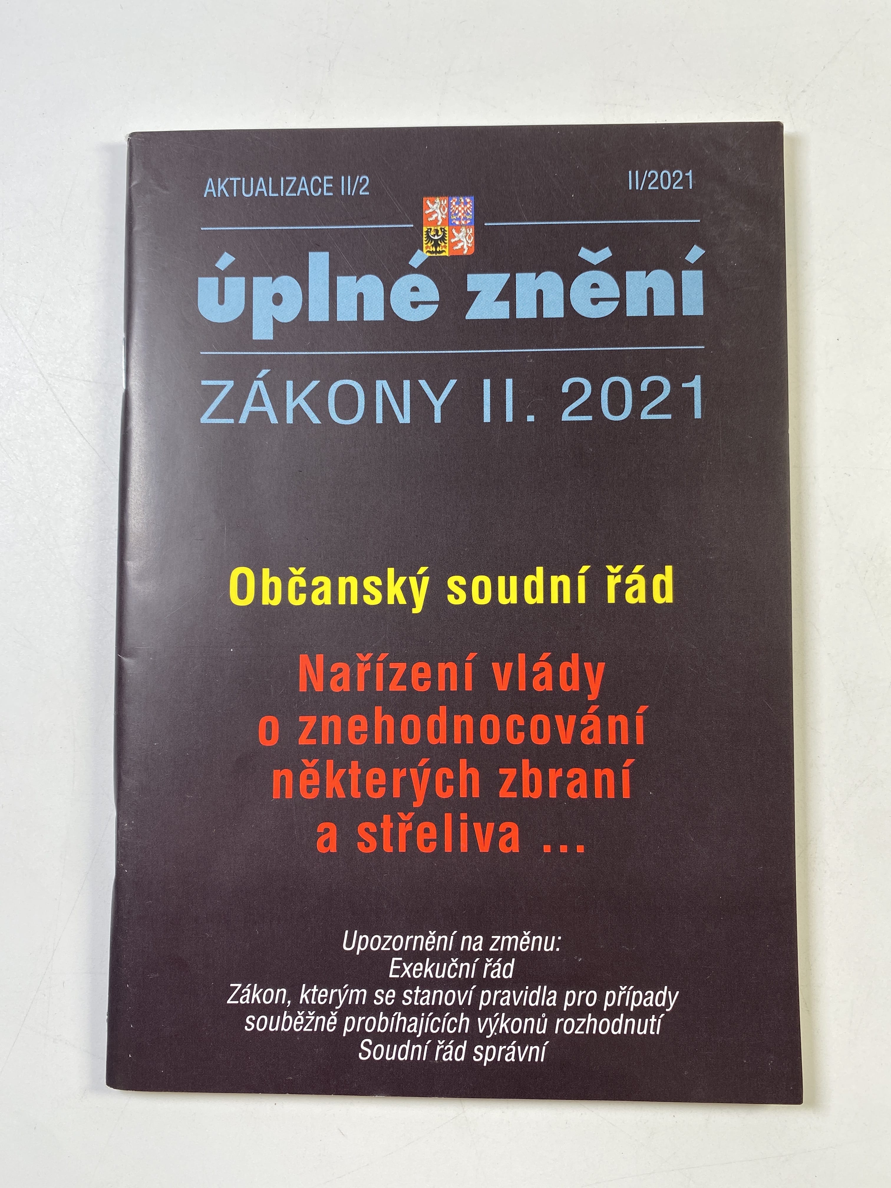 Levně Úplné znění Zákony II. 2021 - Občanský soudní řád