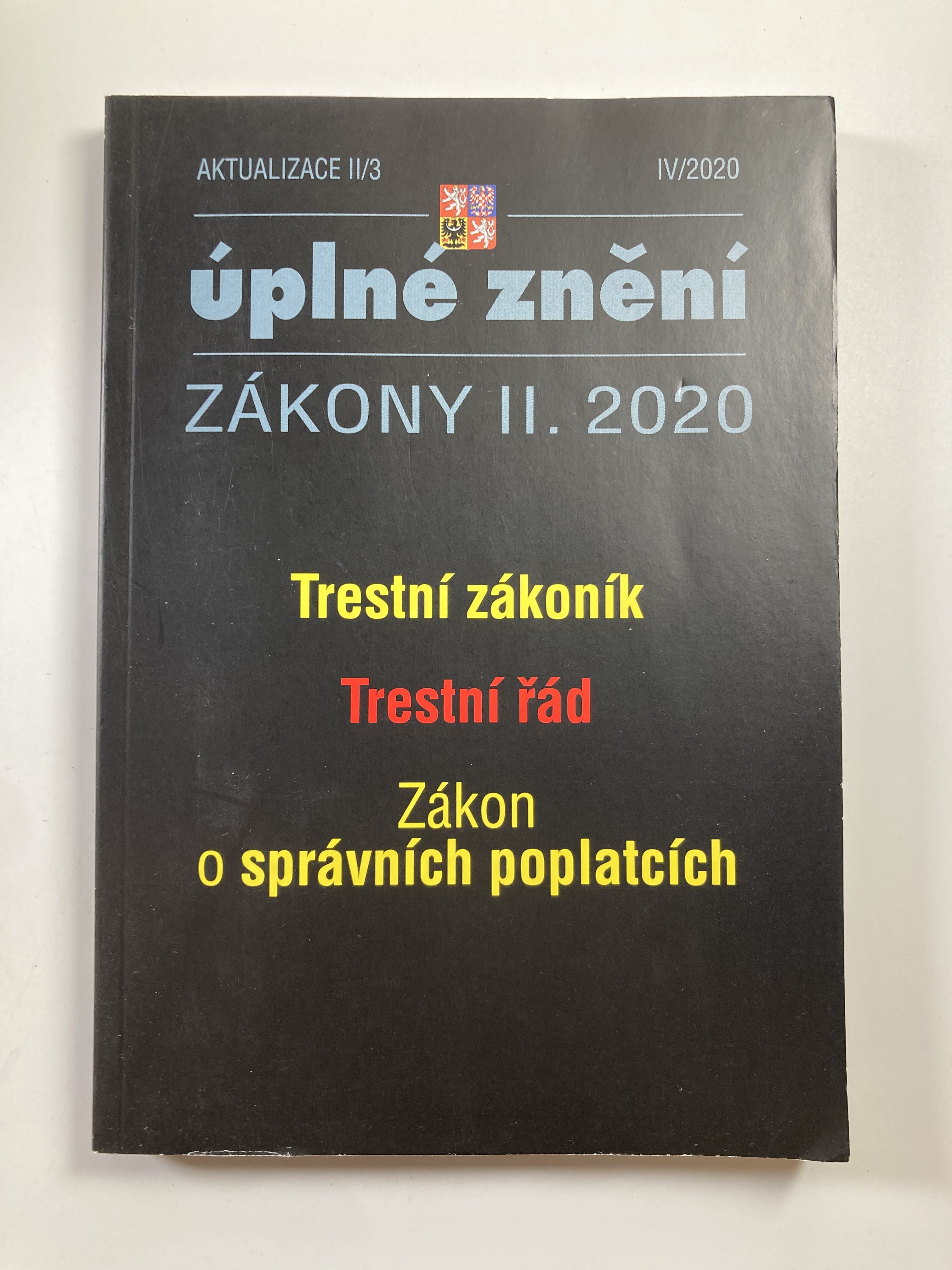 Levně úplné znění - zákony II. 2020