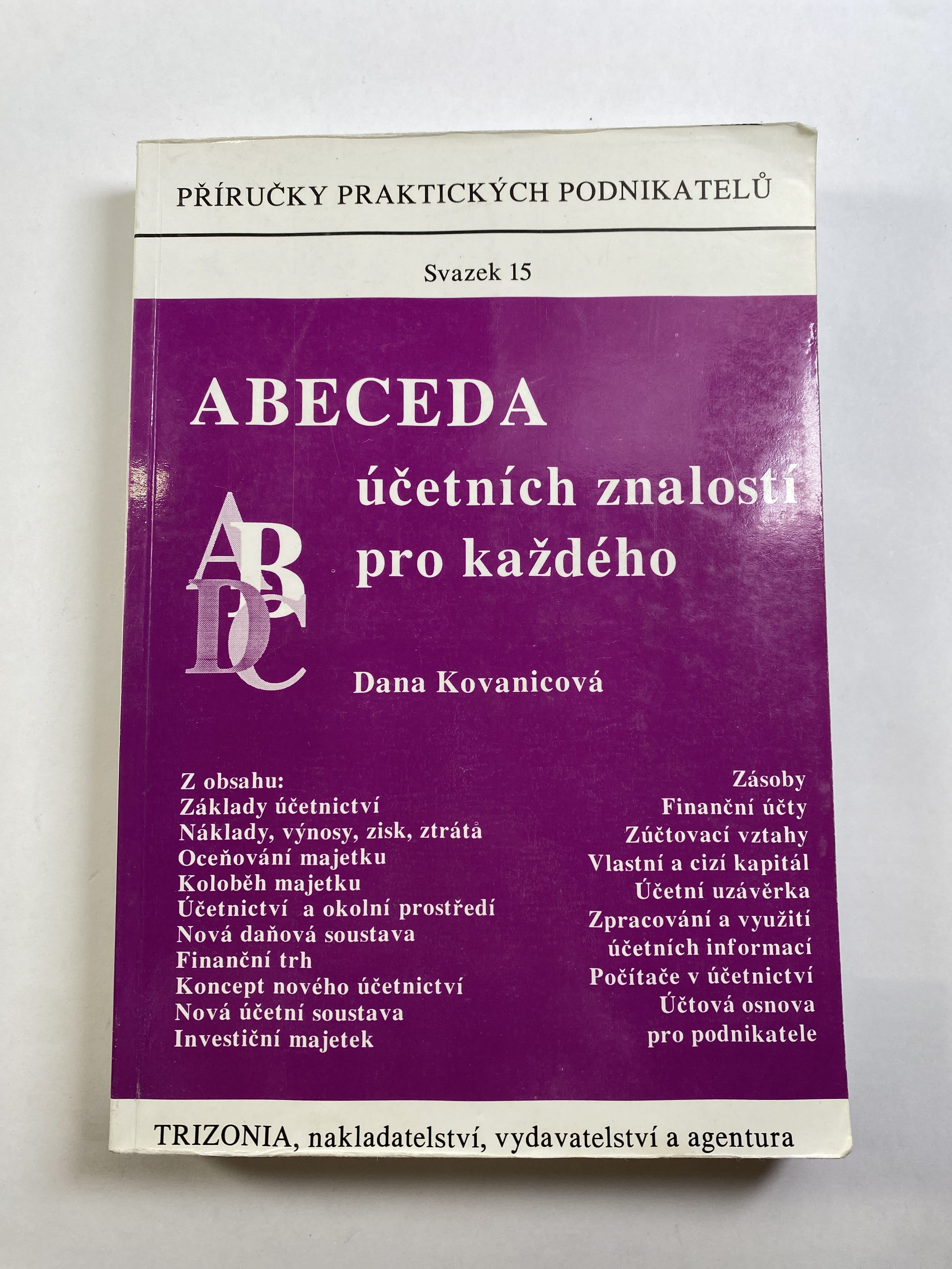 Levně Abeceda účetních znalostí pro každého Měkká (1993)