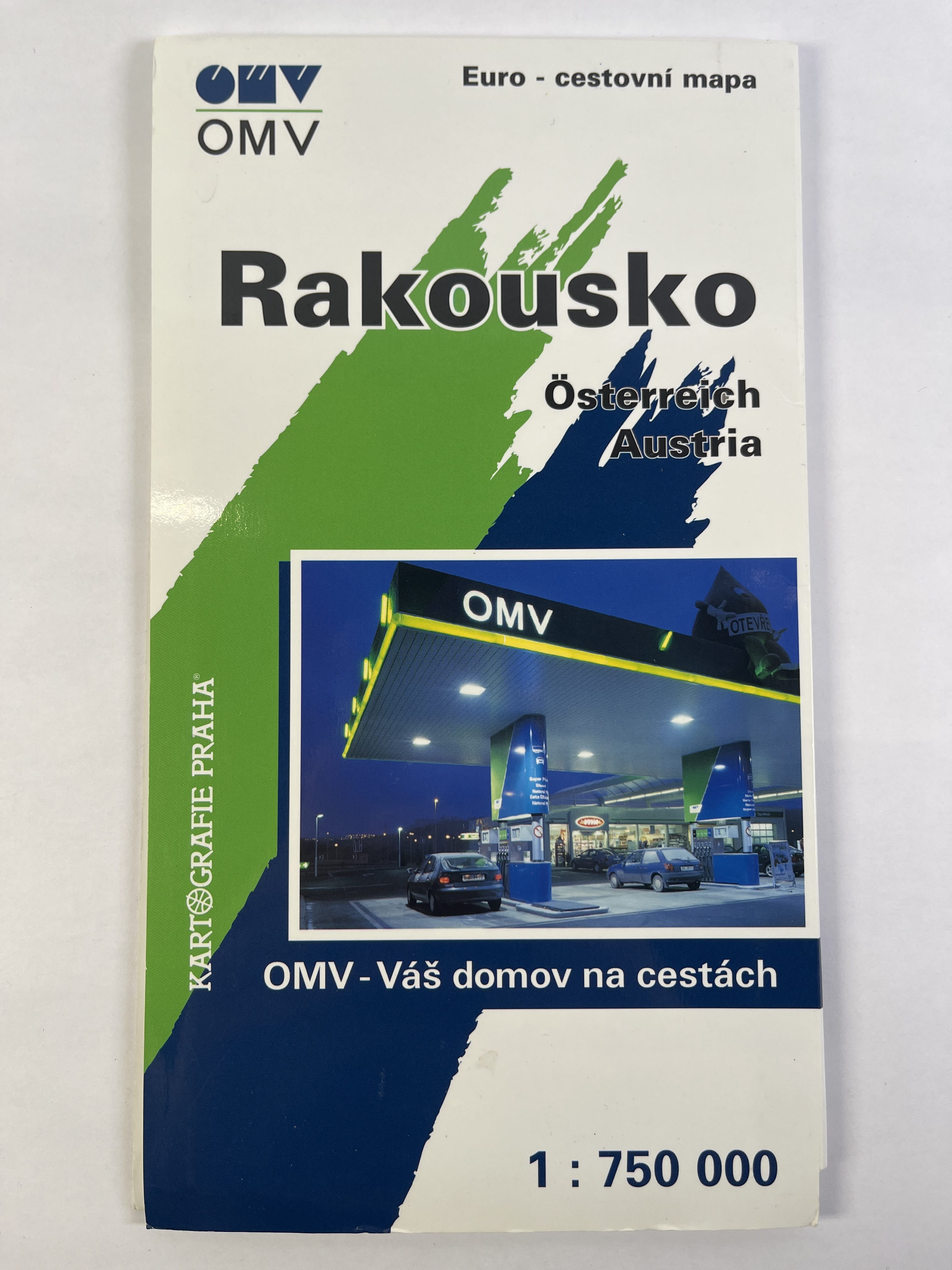 Levně Rakousko: Euro - cestovní mapa