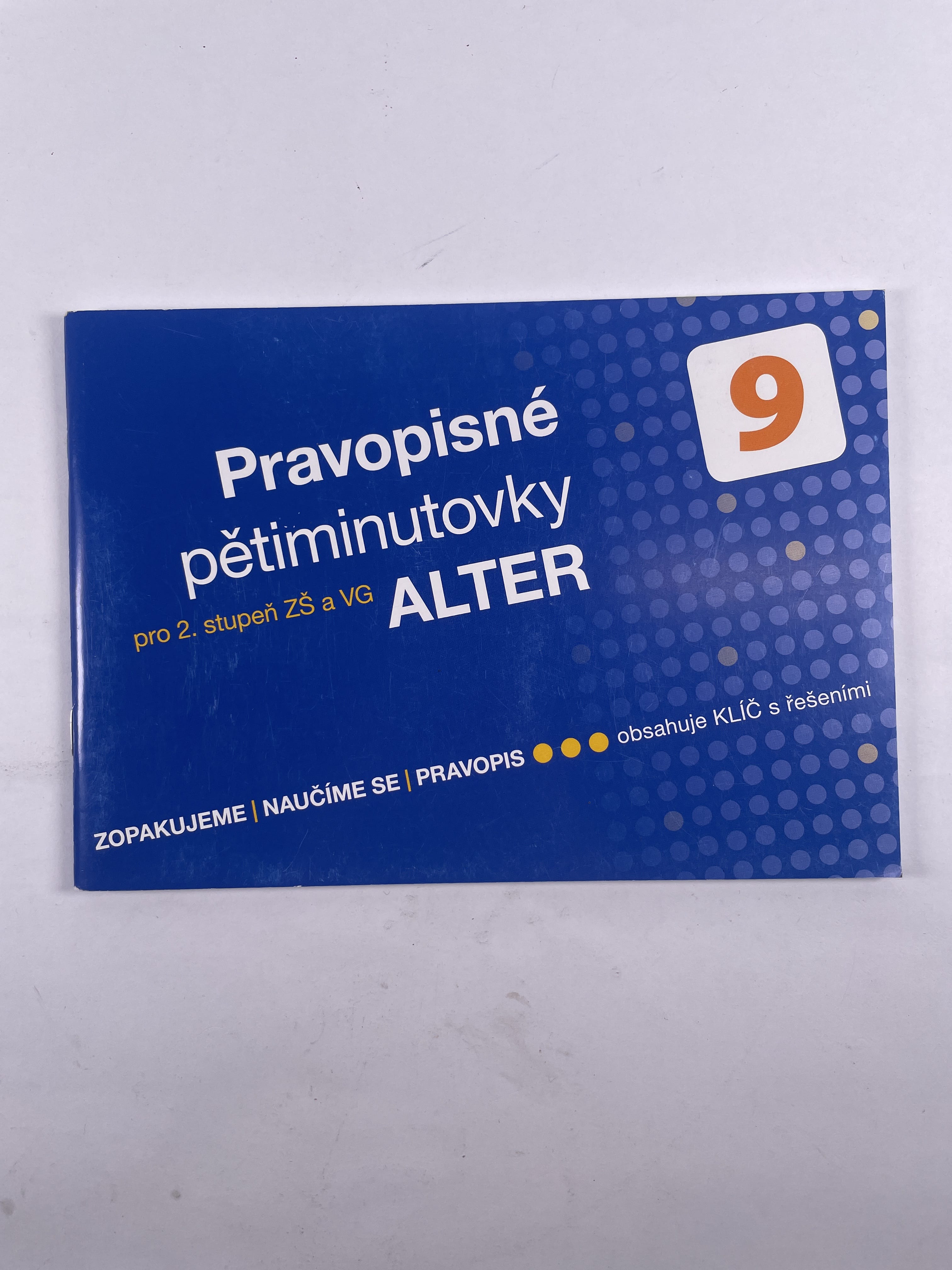 Levně Pravopisné pětiminutovky 9 pro 2. stupeň ZŠ a VG