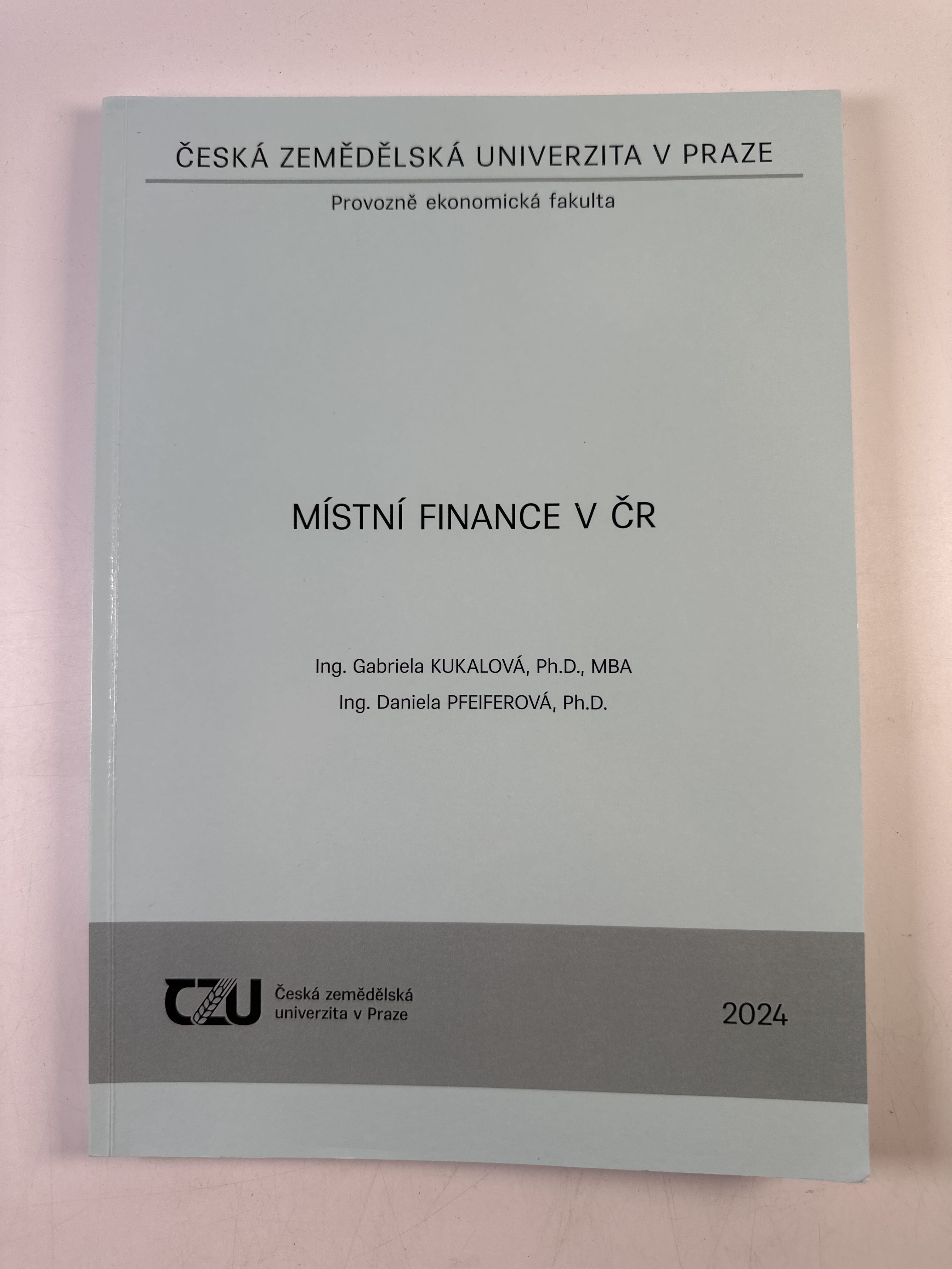 Místní finance v ČR Měkká 2024