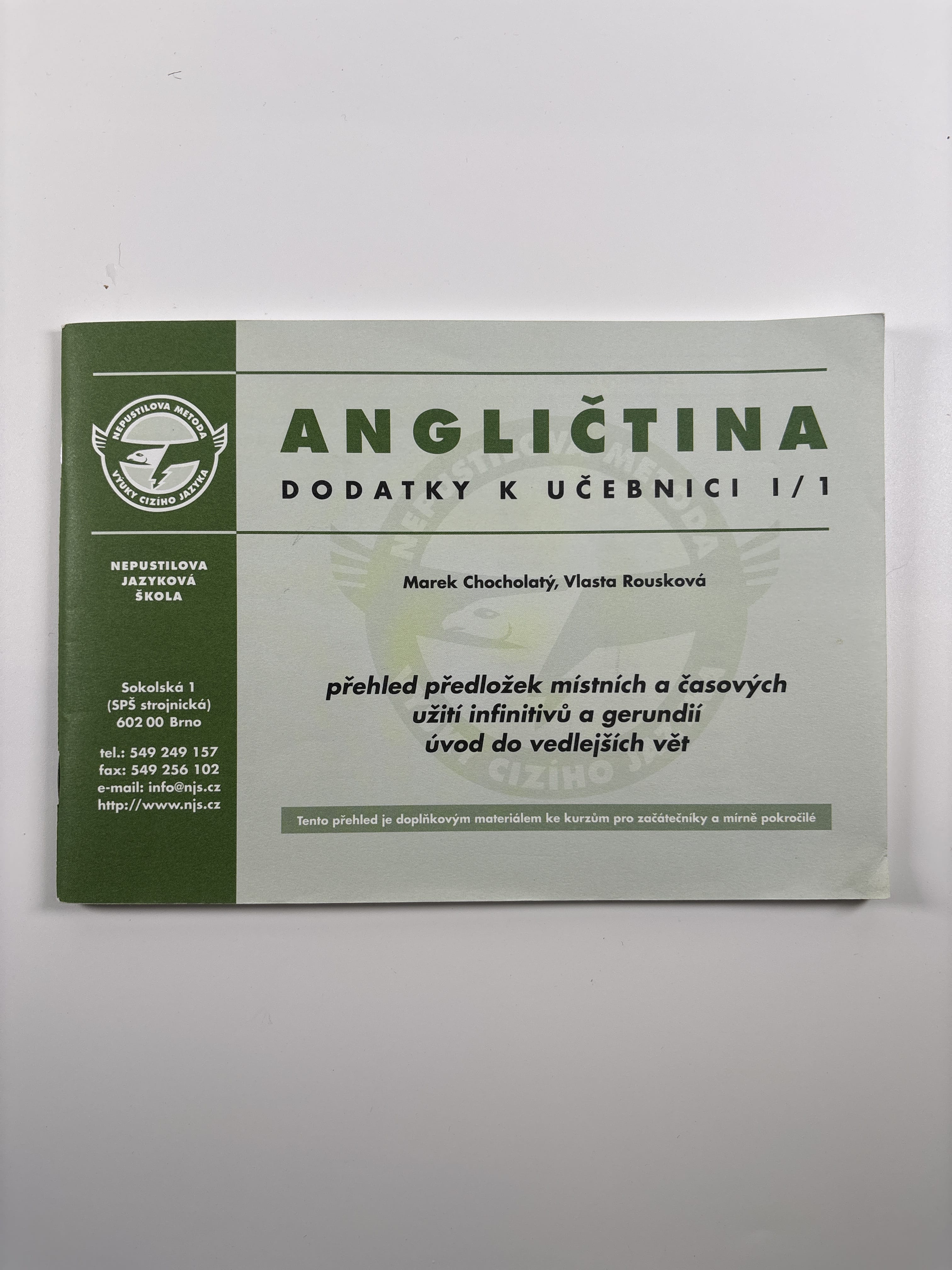 Levně Angličtina I/1 - Dodatky k učebnici