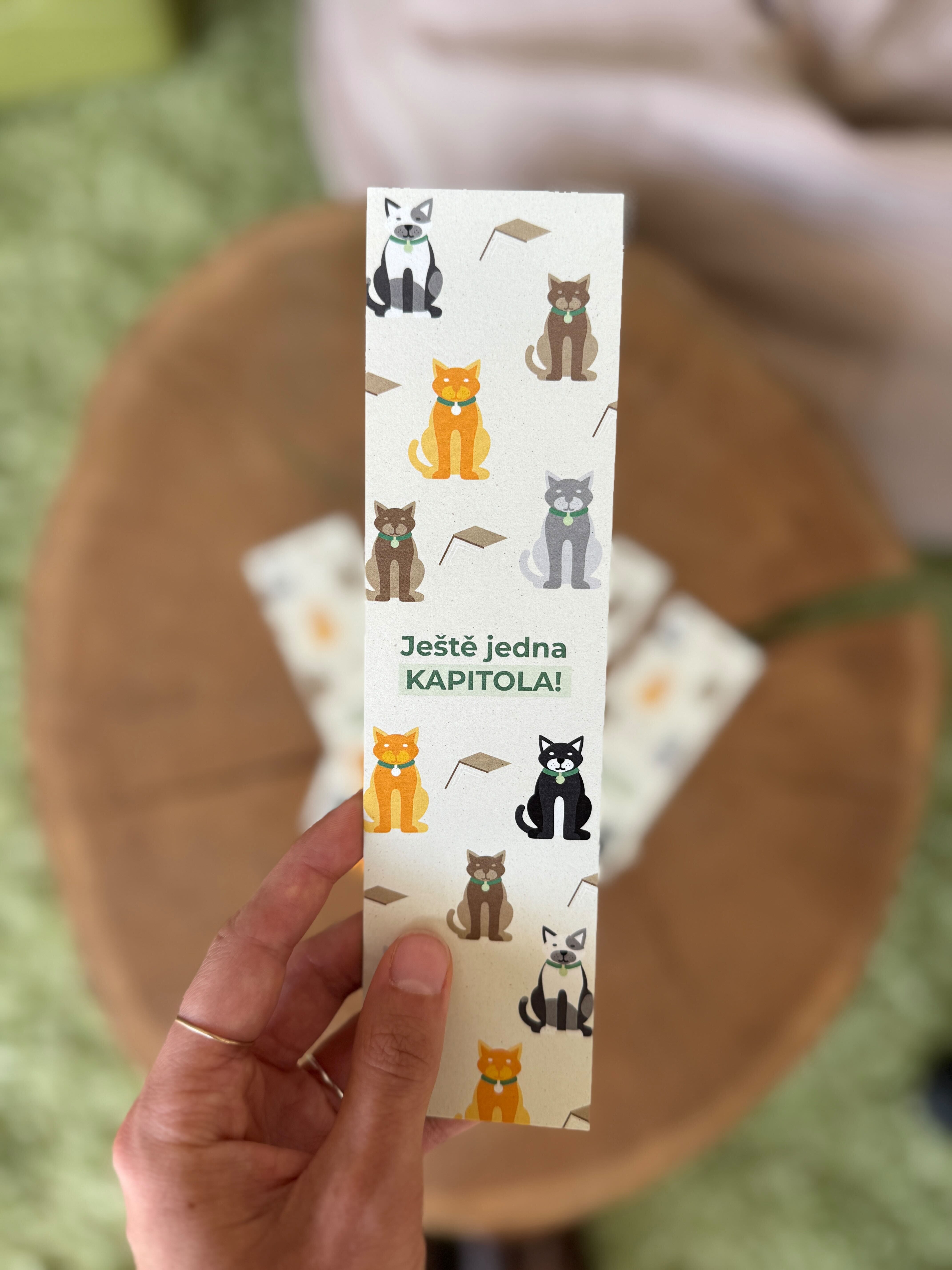 Záložka Kočka Ještě jedna kapitola