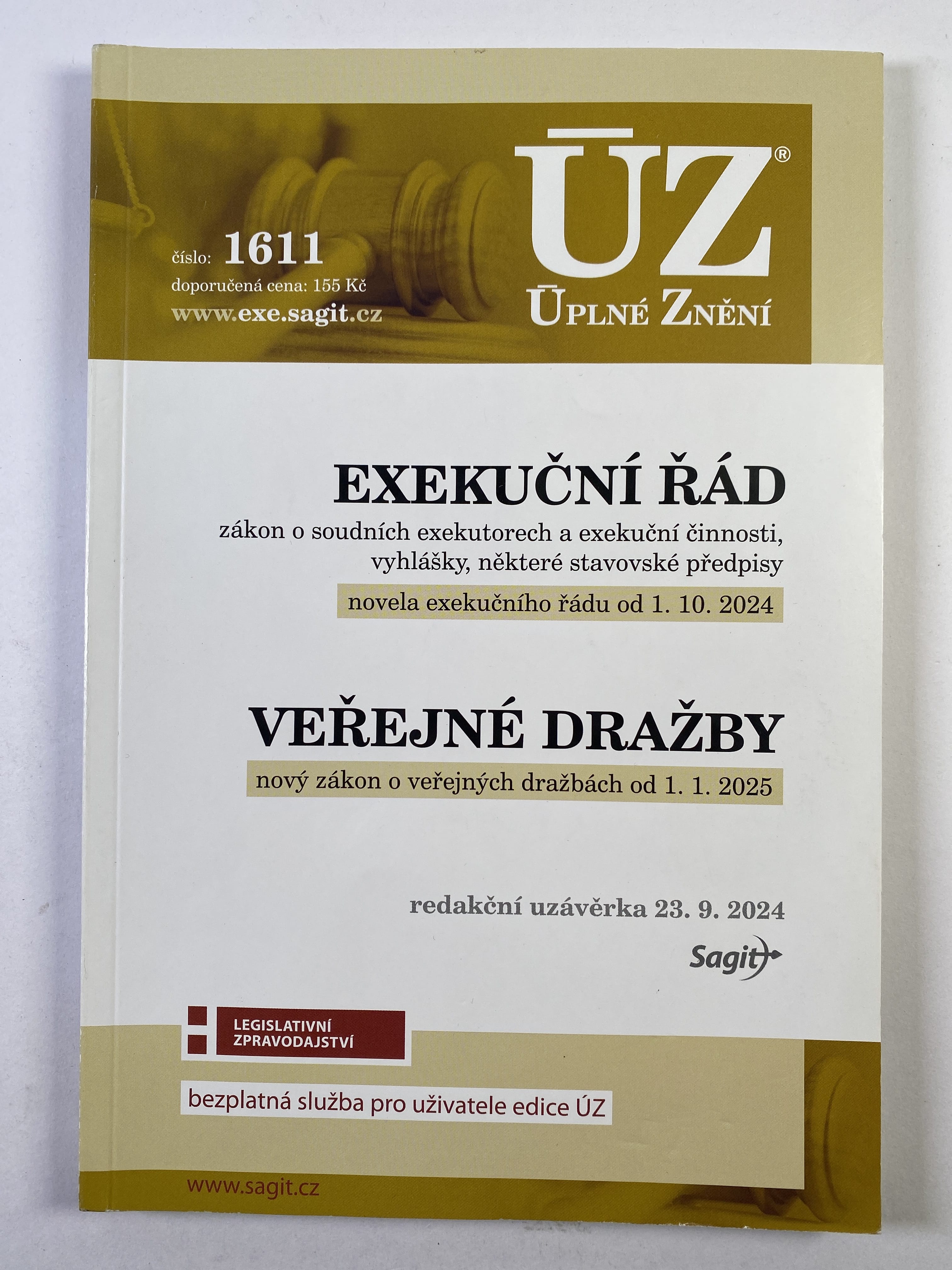 Levně ÚZ 1611: Exekuční řád, Veřejné dražby