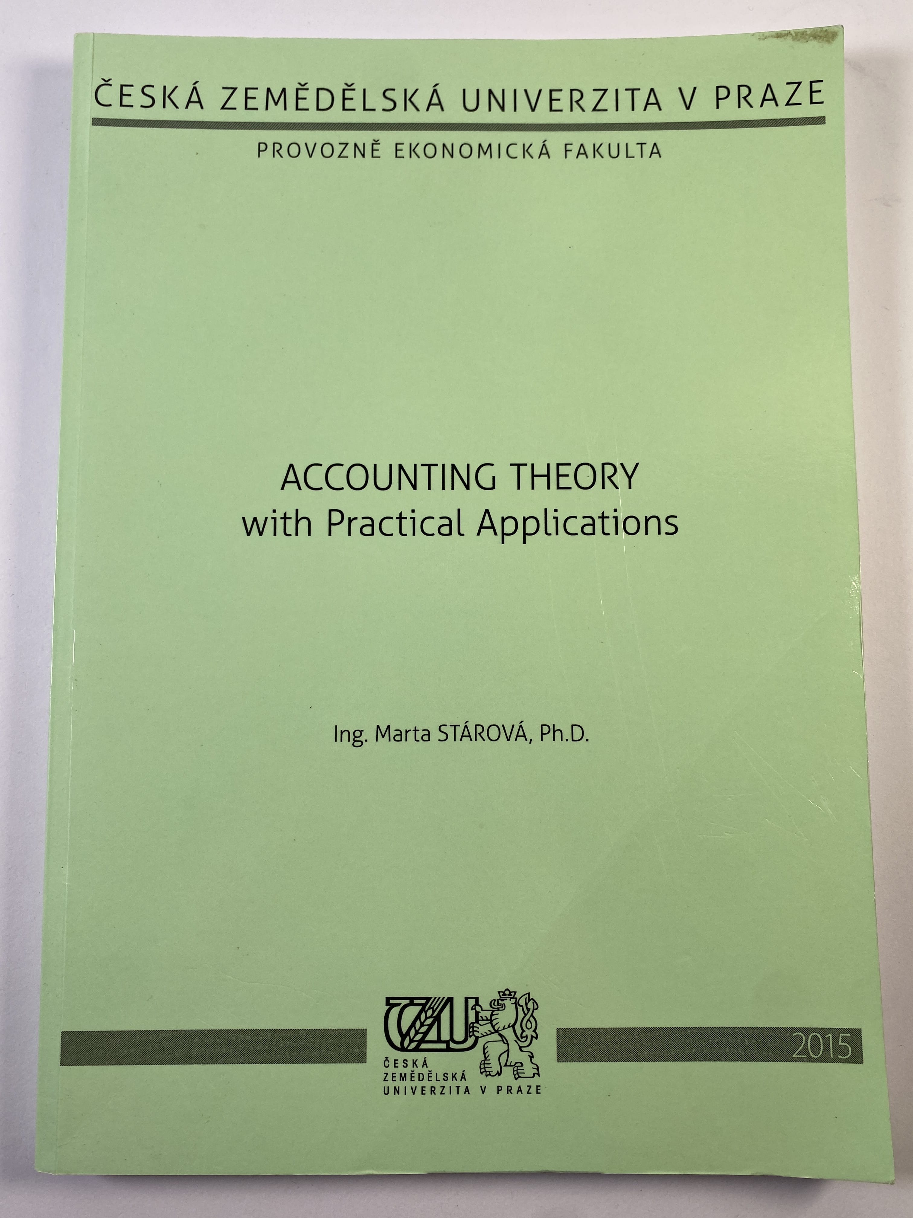 Levně Accounting Theory: with Practical Applications