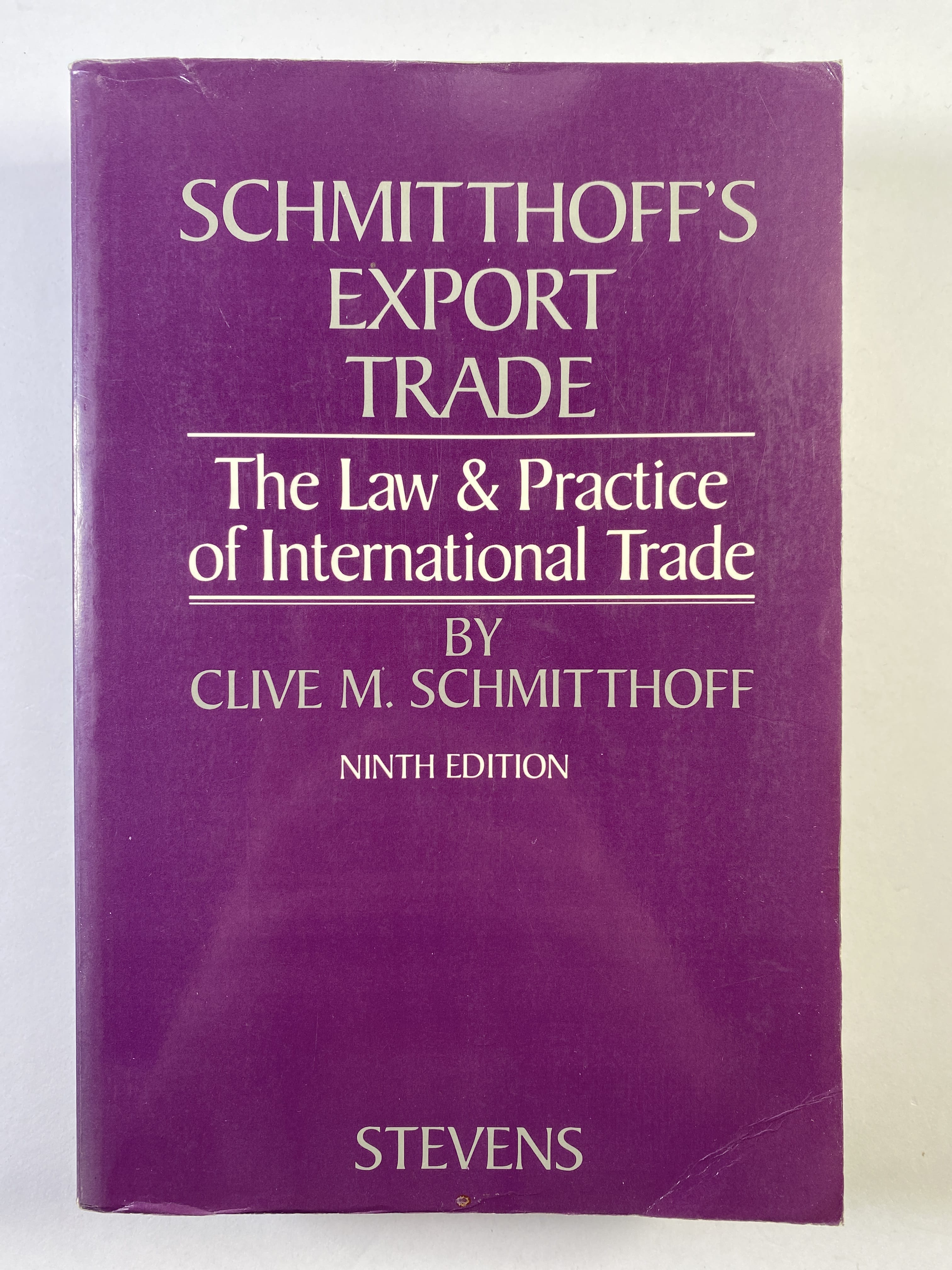 Levně Schmitthoff’s Export Trade